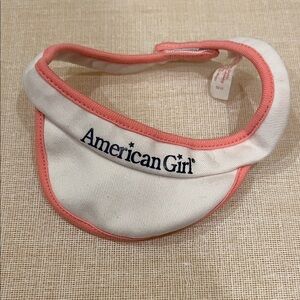 American Girl 2005 Tennis Outfit White with Pink Trim Visor for 18" Dolls